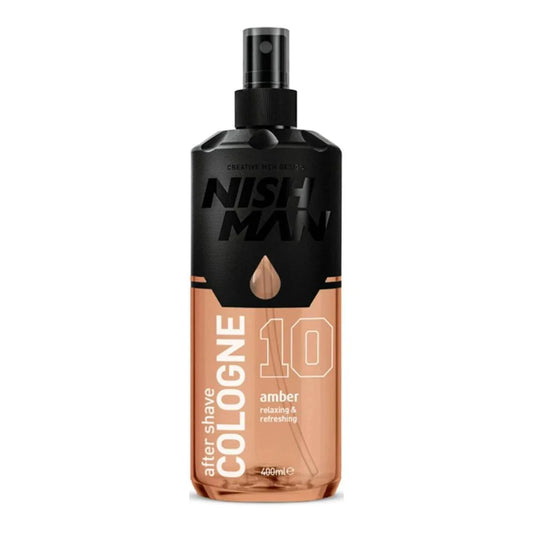 AFTER SHAVE COLOGNE 10 AMBER 400ml. NISHMAN