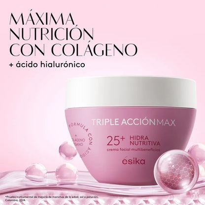 CREMA TRIPLE ACCION HIDRA NUTRITIVA 25+ 200gr.