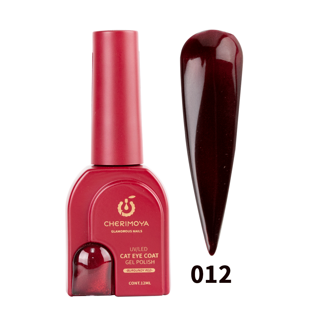 ESMALTE OJO DE GATO BURGUNDY RED 012 12ml