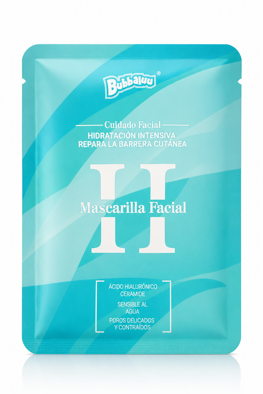 Mascarilla de ácido hialuronico bubbaluu