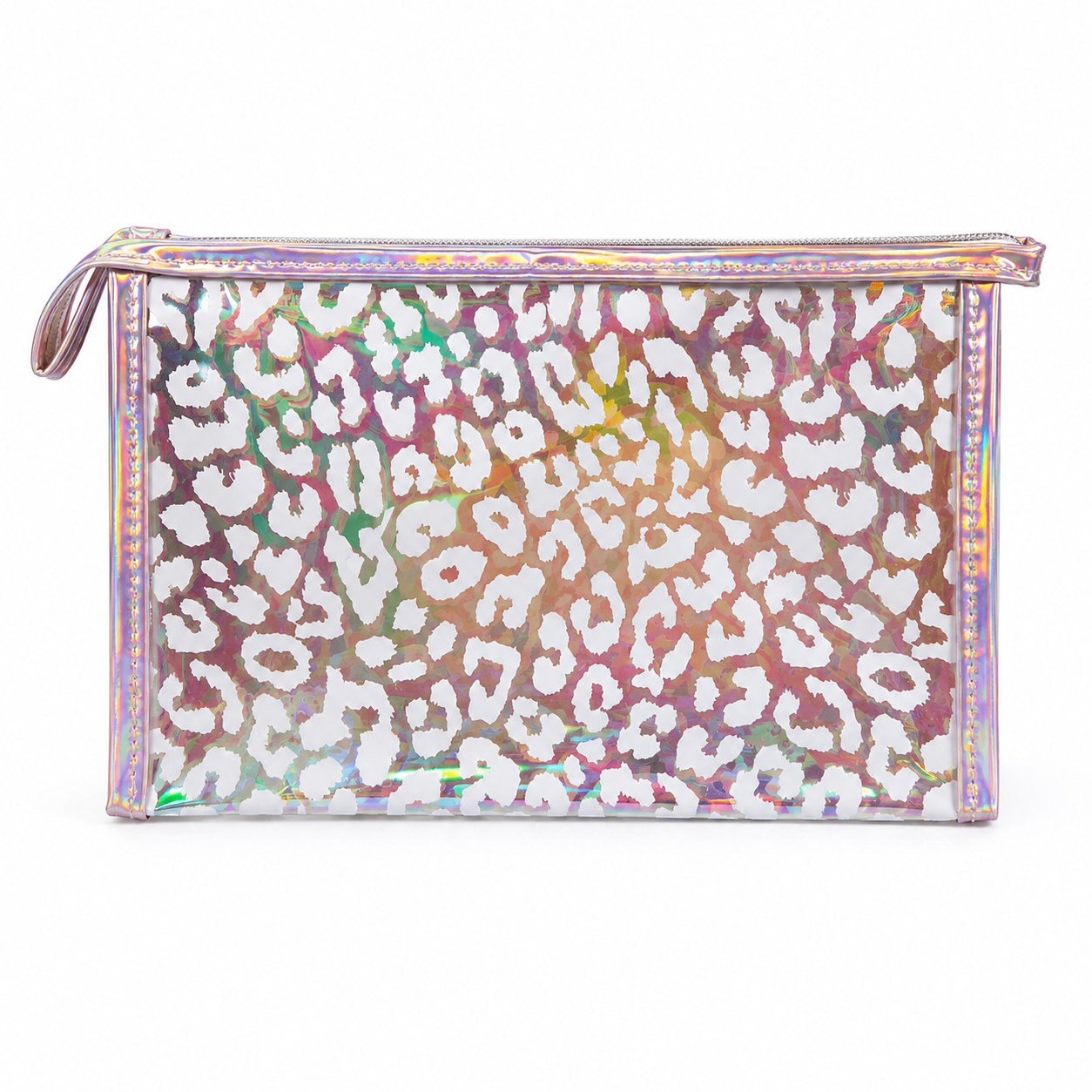 Cosmetiquero transparente animal print