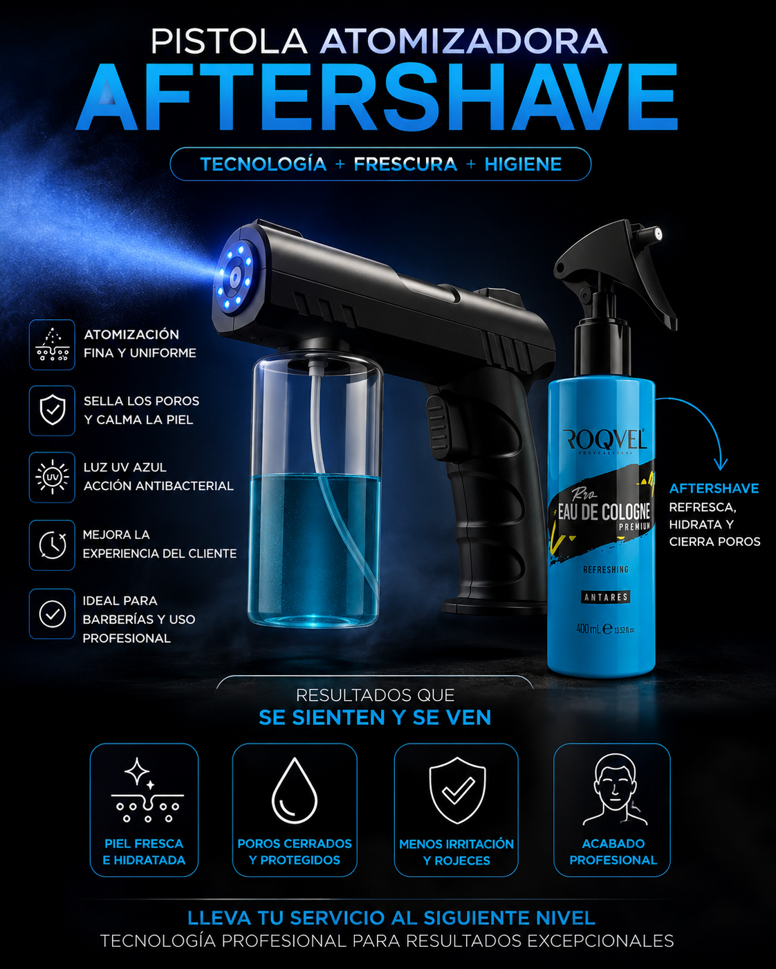 AFTER ROQVEL ANTARES + PISTOLA ATOMIZADORA