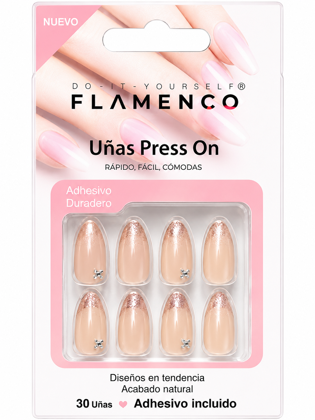 uñas press on 8840-112