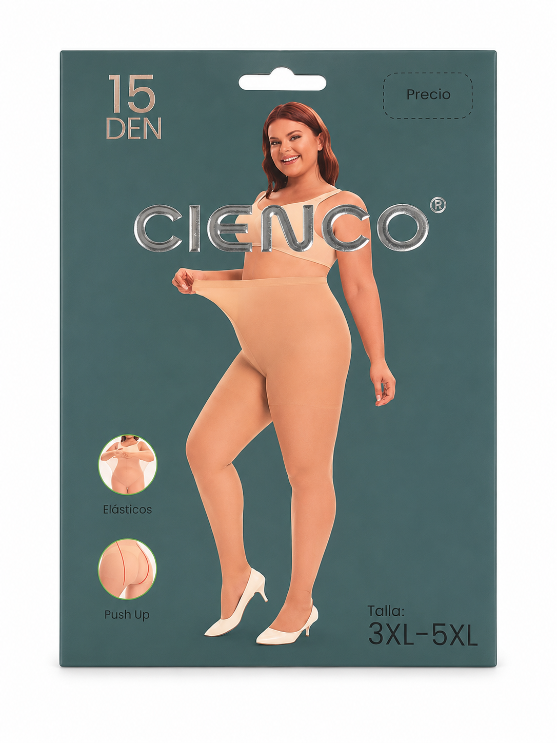 Pantys clásicas con pretina 3xL - 5 xl