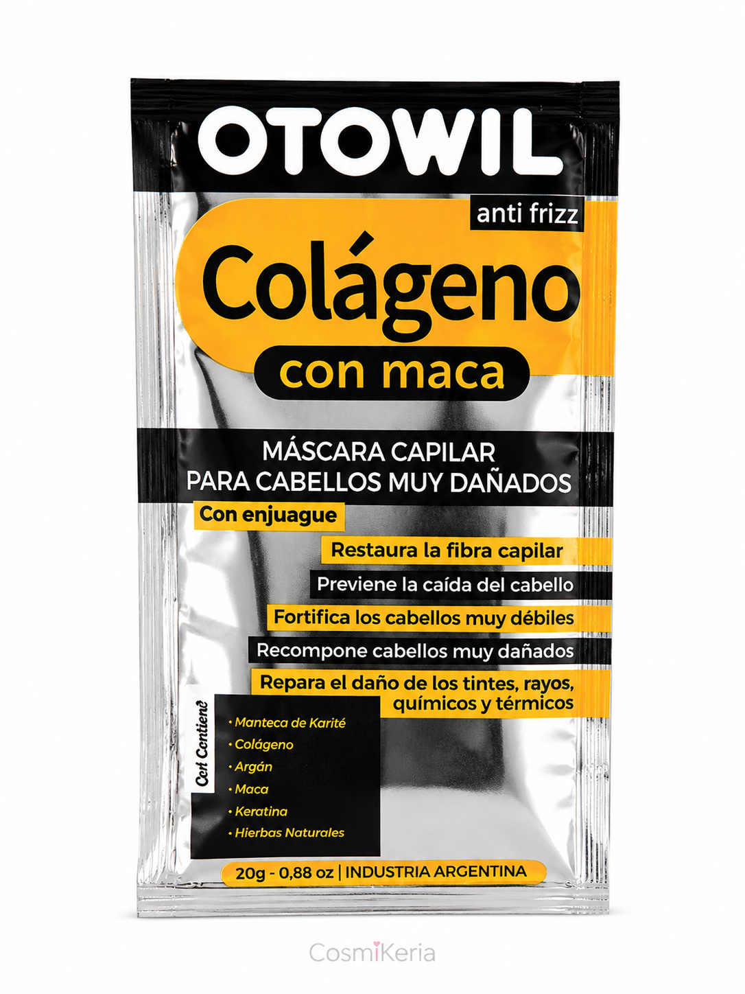 MÁSCARA CAPILAR COLLAGEN 20gr OTOWIL