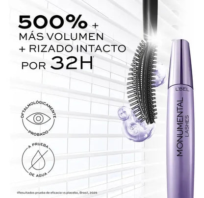 MÁSCARA MONUMENTAL LASHES LBEL