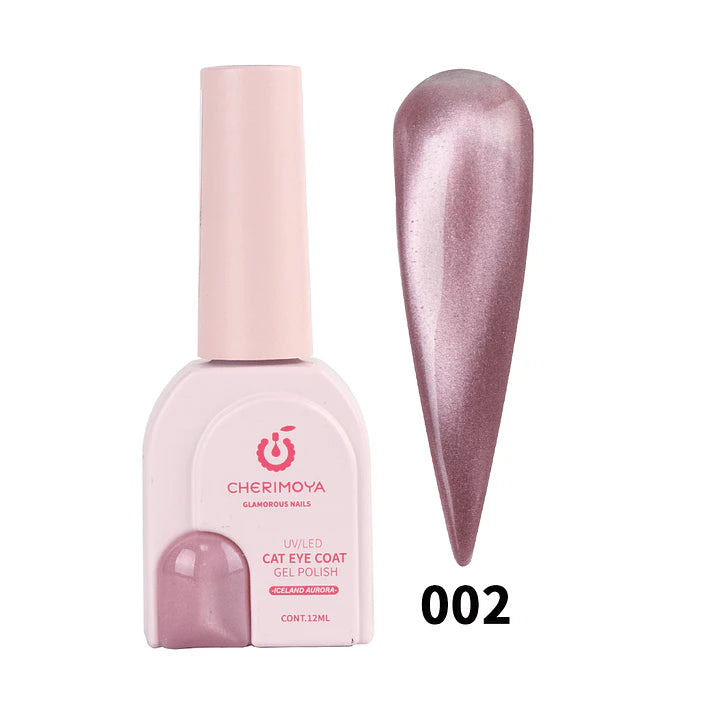 002 ICELAND AURORA ESMALTE OJO DE GATO 12ml CHERIMOYA