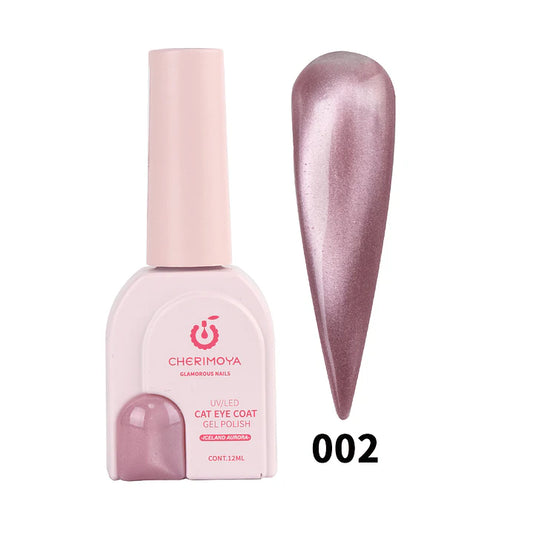002 ICELAND AURORA ESMALTE OJO DE GATO 12ml CHERIMOYA