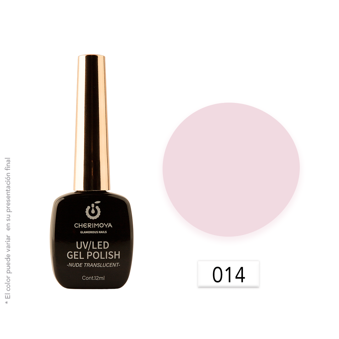 14 ESMALTE NUDE TRANSLUCIDO CHERIMOYA 12 ml