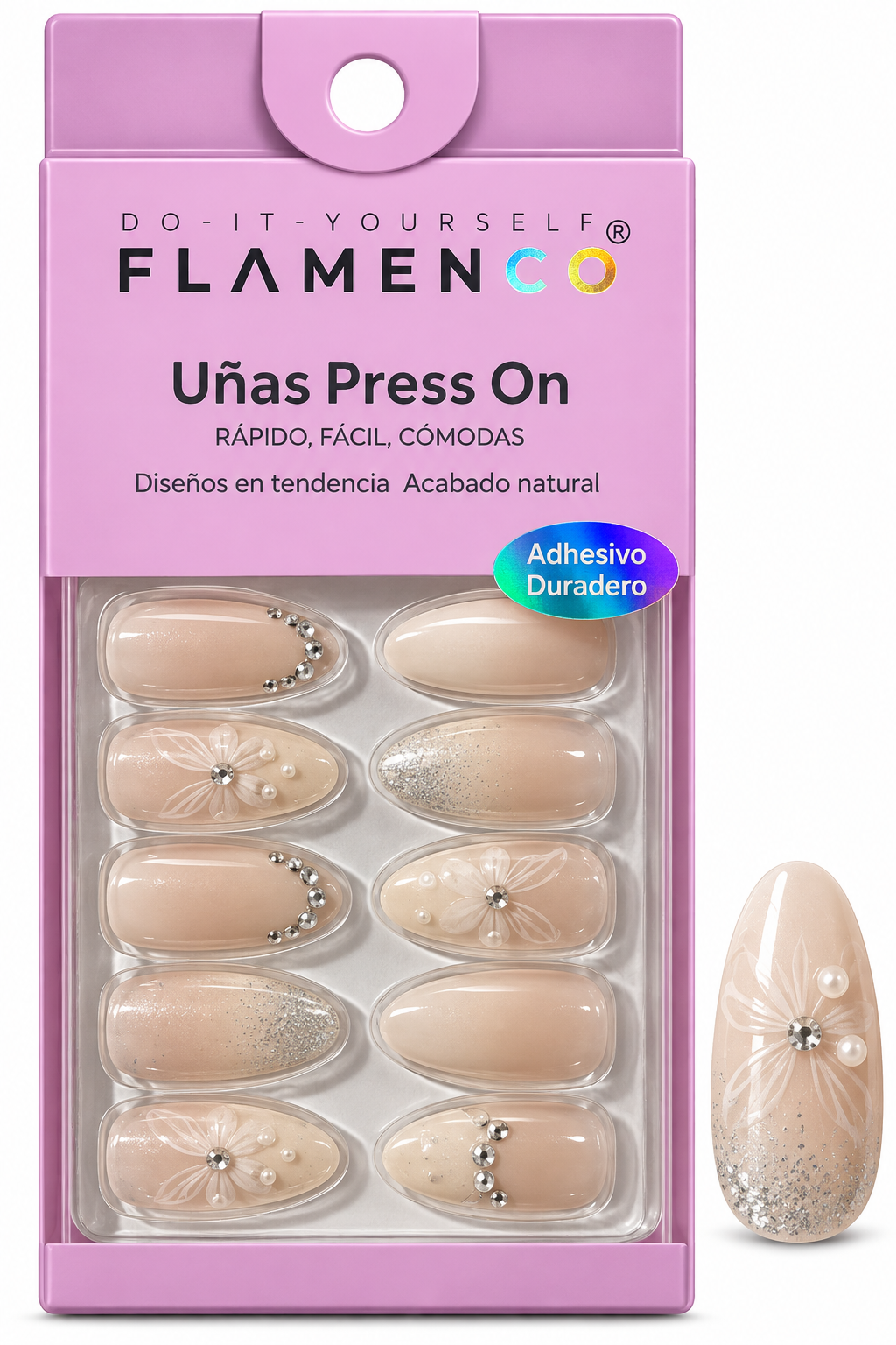 uñas press on 8841-09