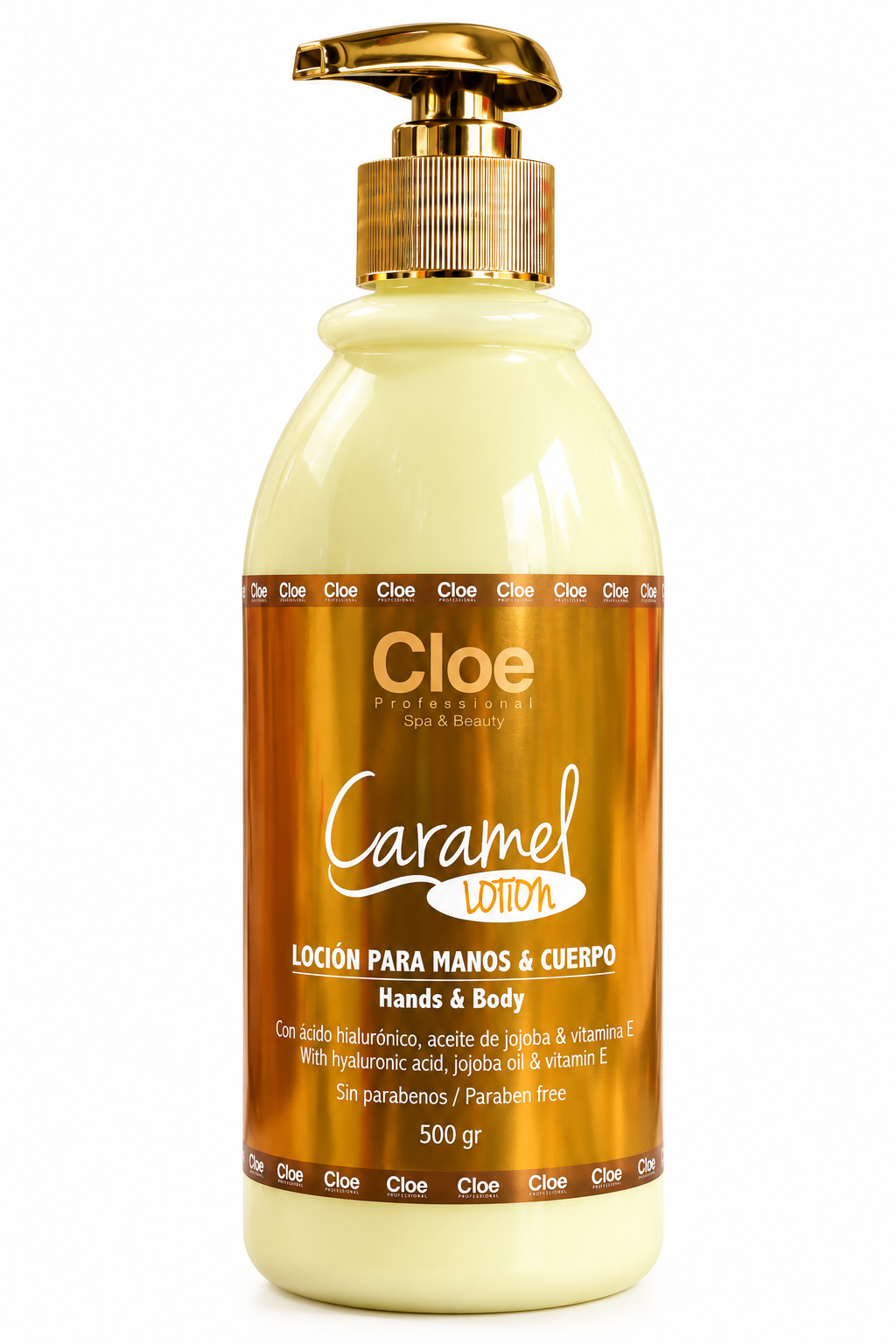 LOCIÓN PARA MANOS Y CUERPO - CARAMEL LOTION CLOE 500gr