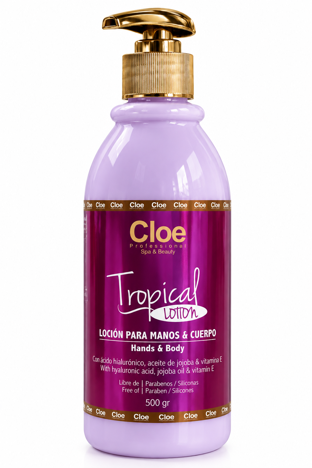 LOCIÓN PARA MANOS Y CUERPO - TROPICAL LOTION CLOE 500gr