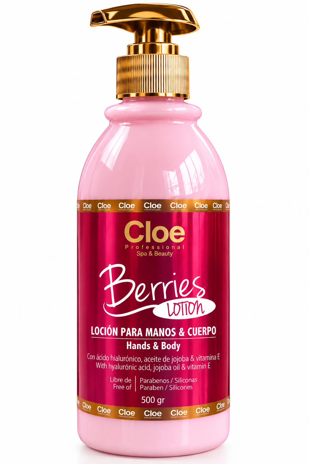 LOCIÓN PARA MANOS Y CUERPO - BERRIES LOTION CLOE 500gr