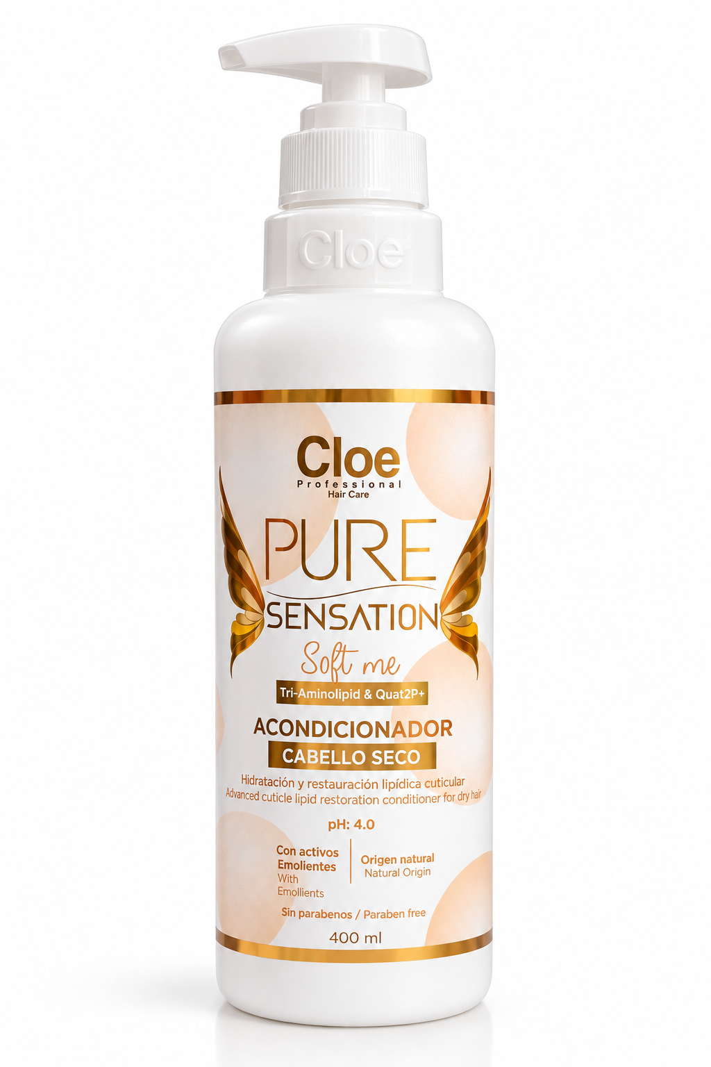 PURE SENSATION SOFT ME (cabello seco) ACONDICIONADOR 400ml. CLOE
