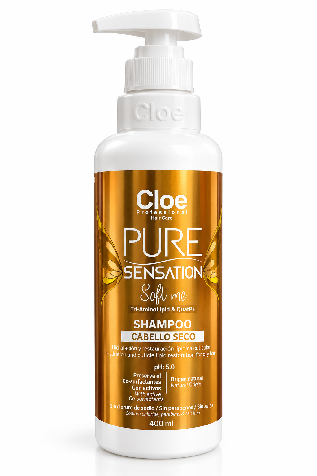 PURE SENSATION SOFT ME (cabello seco) SHAMPOO 400ml. CLOE
