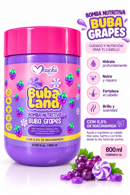 BUBA LAND BOMBA NUTRITIVA BUBA GRAPES (UVA) 800ml