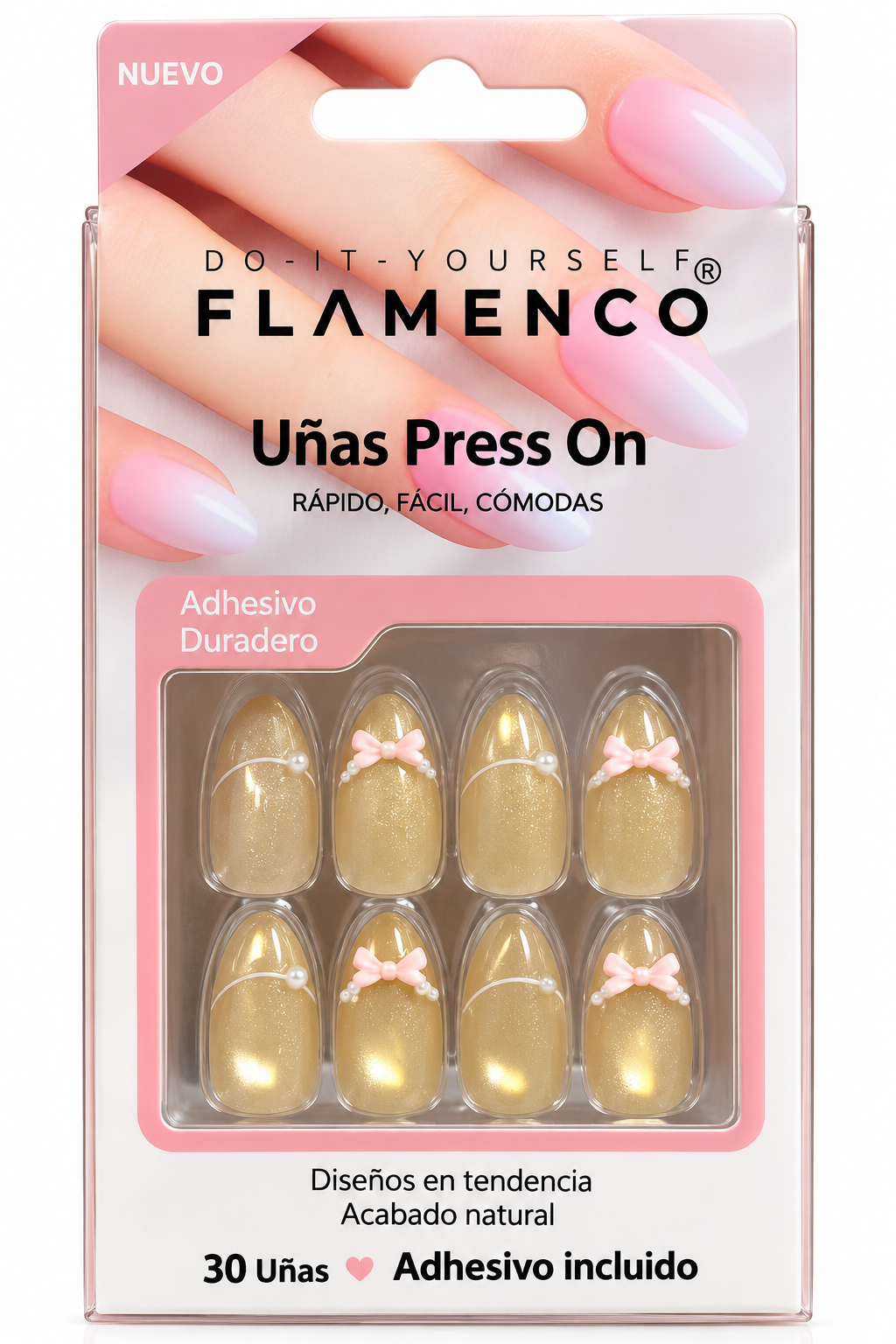 UÑAS PRESS ON 8840-90