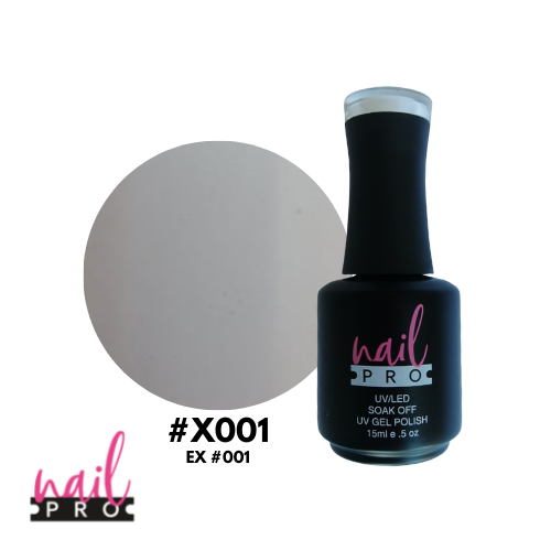 ESMALTE PERMANENTE X001 NAIL PRO (blanco tiza)