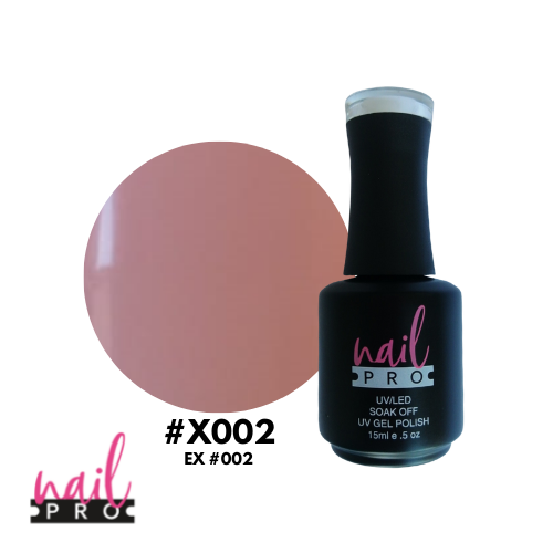 ESMALTE PERMANENTE X002 NAIL PRO (base francesa Rosa translucido)