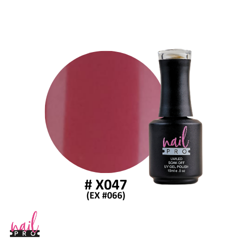 ESMALTE PERMANENTE X047 NAIL PRO (pink puch)