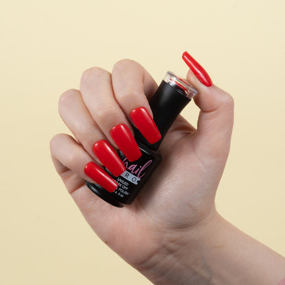 ESMALTE PERMANENTE X066NAIL PRO (rojo intenso)