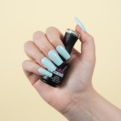 ESMALTE PERMANENTE X073 NAIL PRO (verde agua pastel)