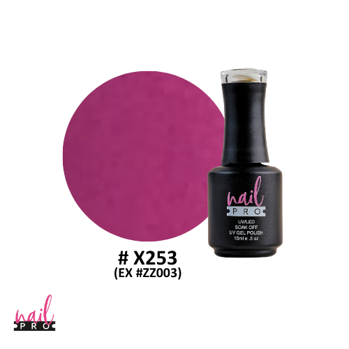 ESMALTE PERMANENTE X253 NAIL PRO (orquídea)