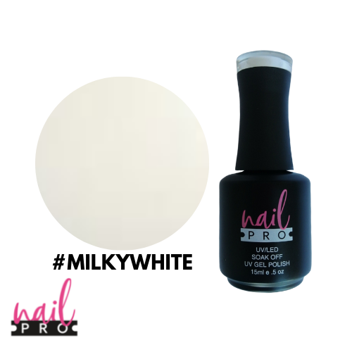 ESMALTE PERMANENTE MILKY WHITE NAIL PRO