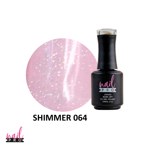 ESMALTE PERMANENTE SHIMMER FRE 064 NAIL PRO