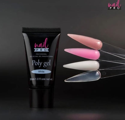 POLY GEL WHITE NAIL PRO