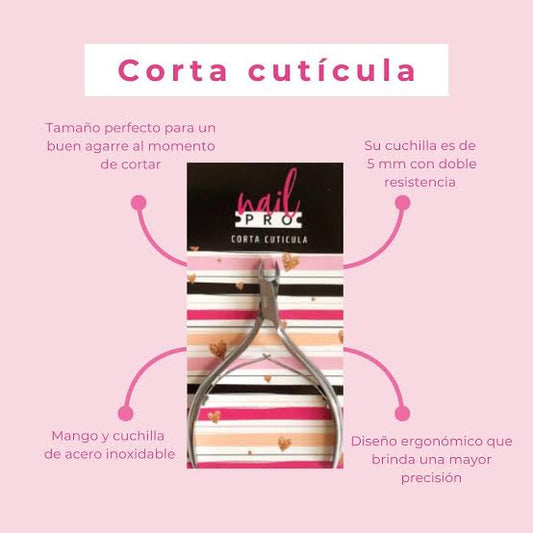 CORTA CUTÍCULA NAIL PRO