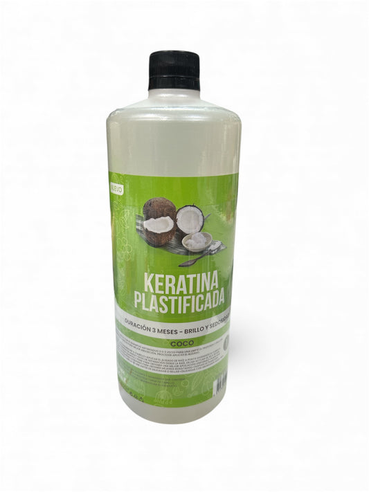 KERATINA PLASTIFICADA COCO (Tratamiento capilar alisante) 1000ml.
