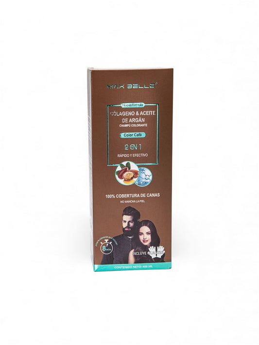 SHAMPOO COLORANTE CAFÉ 400ml COBERTURA DE CANAS