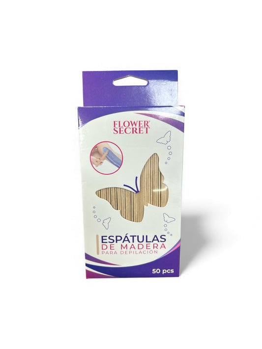 ESPÁTULA MADERA DEPILACIÓN 50pcs