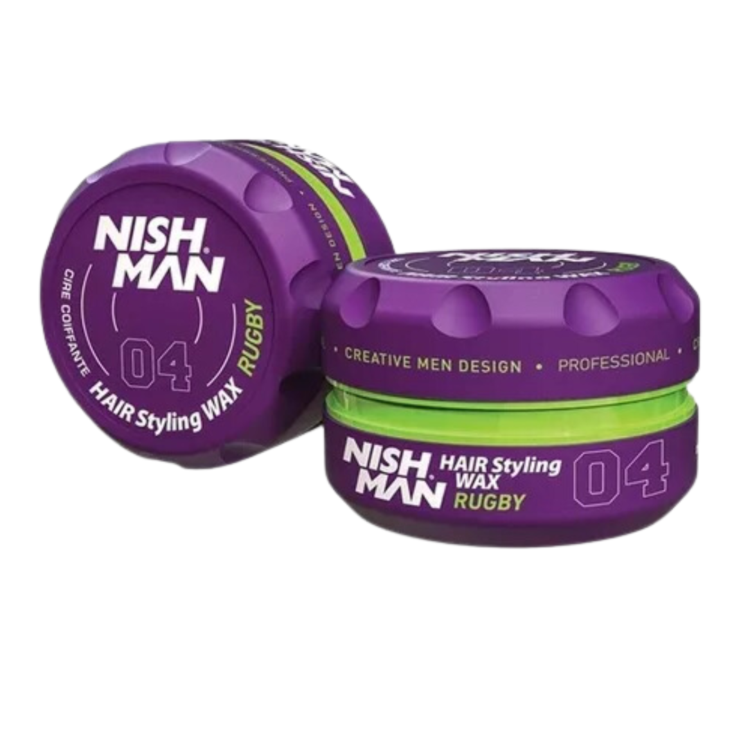 HAIR AQUA WAX NISHMAN RUGBY 04 150ml (cera capilar)