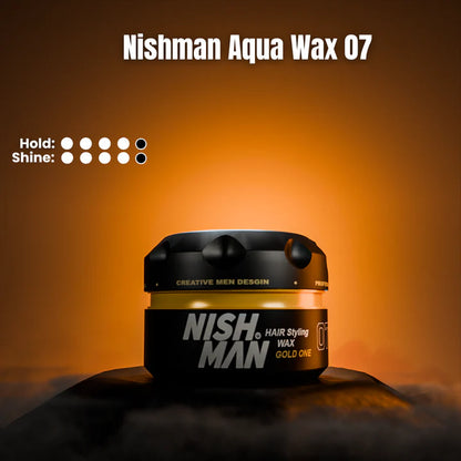 HAIR AQUA WAX NISHMAN GOLD ONE 07 150ml (cera capilar)