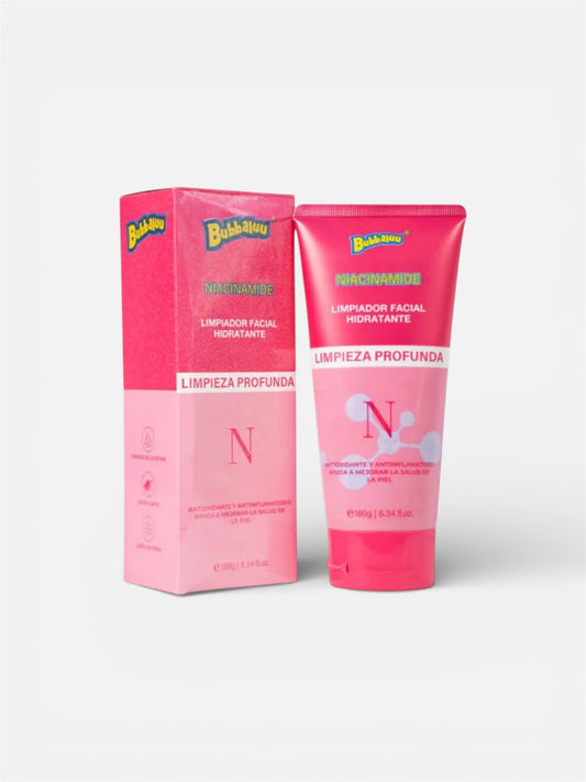 LIMPIADOR FACIAL HIDRATANTE 180gr NIACINAMIDE BUBBALUU