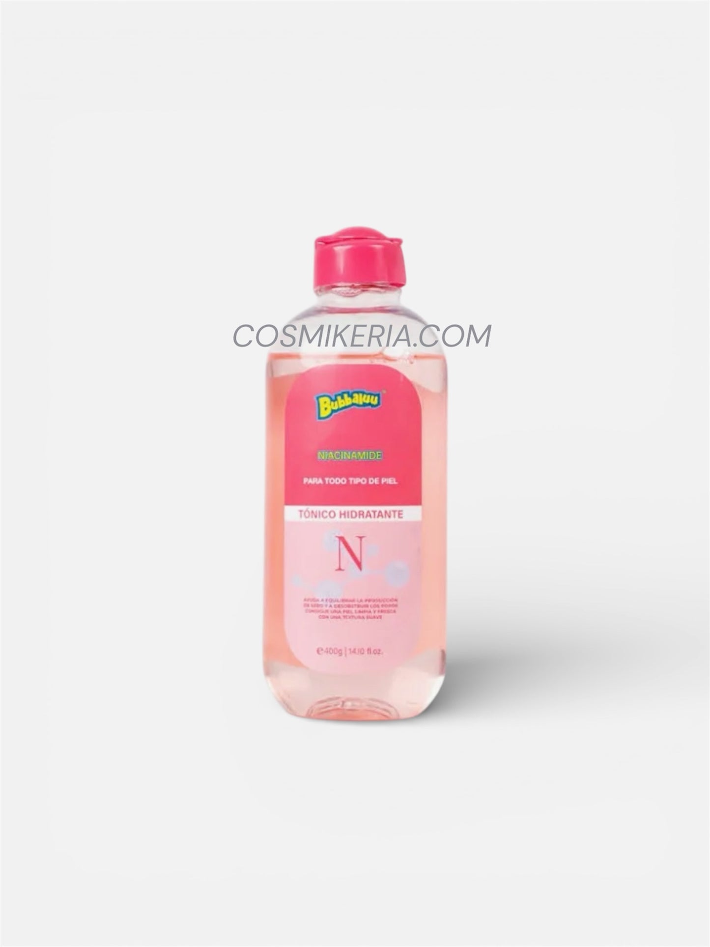 TONICO HIDRATANTE 400gr NIACINAMIDE BUBBALUU