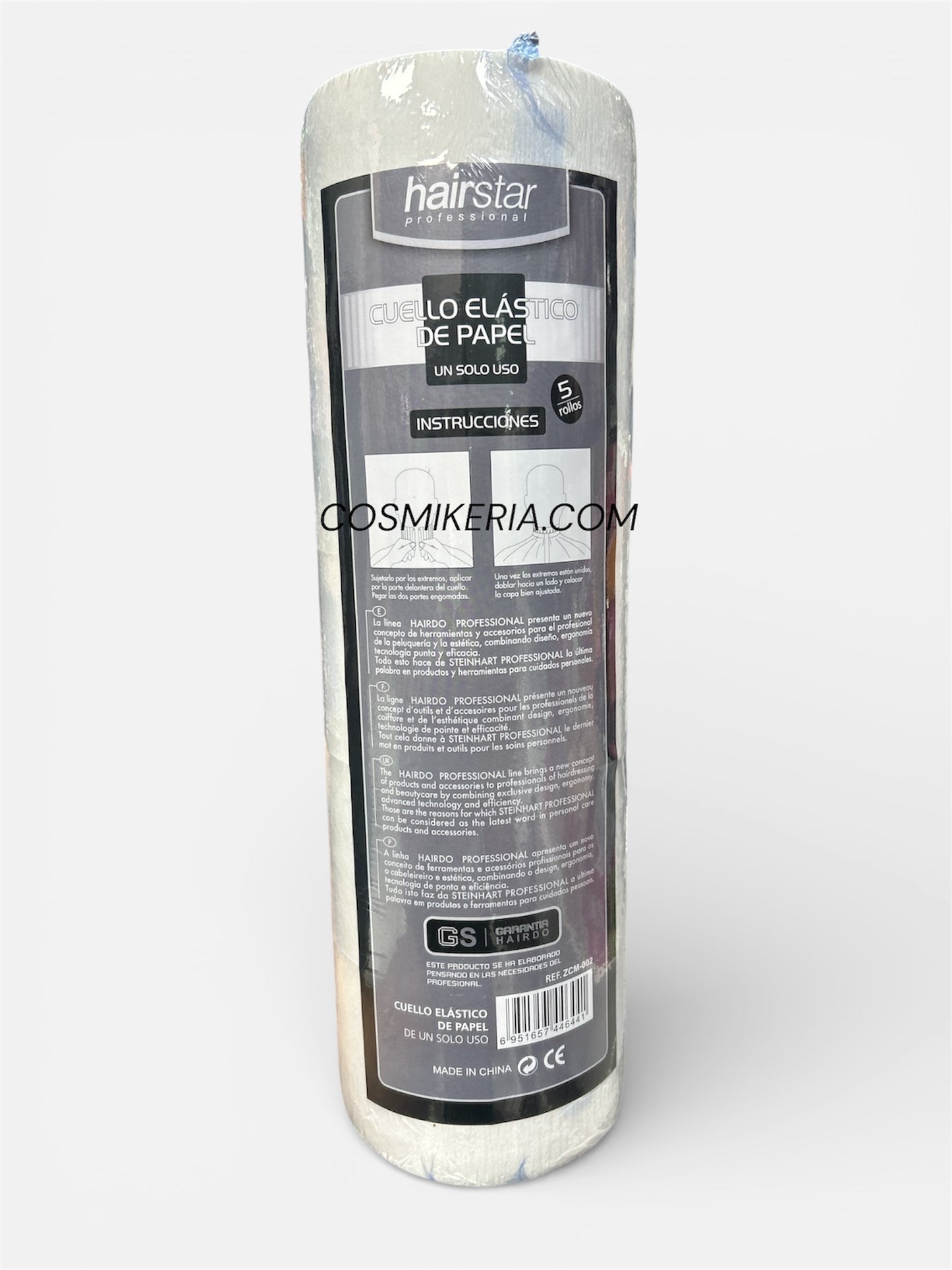PAPEL CUELLO 5 ROLLOS