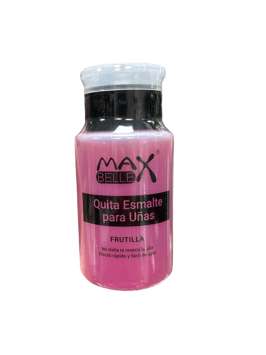 QUITA ESMALTE OLEOSO 160ml MAX BELLE