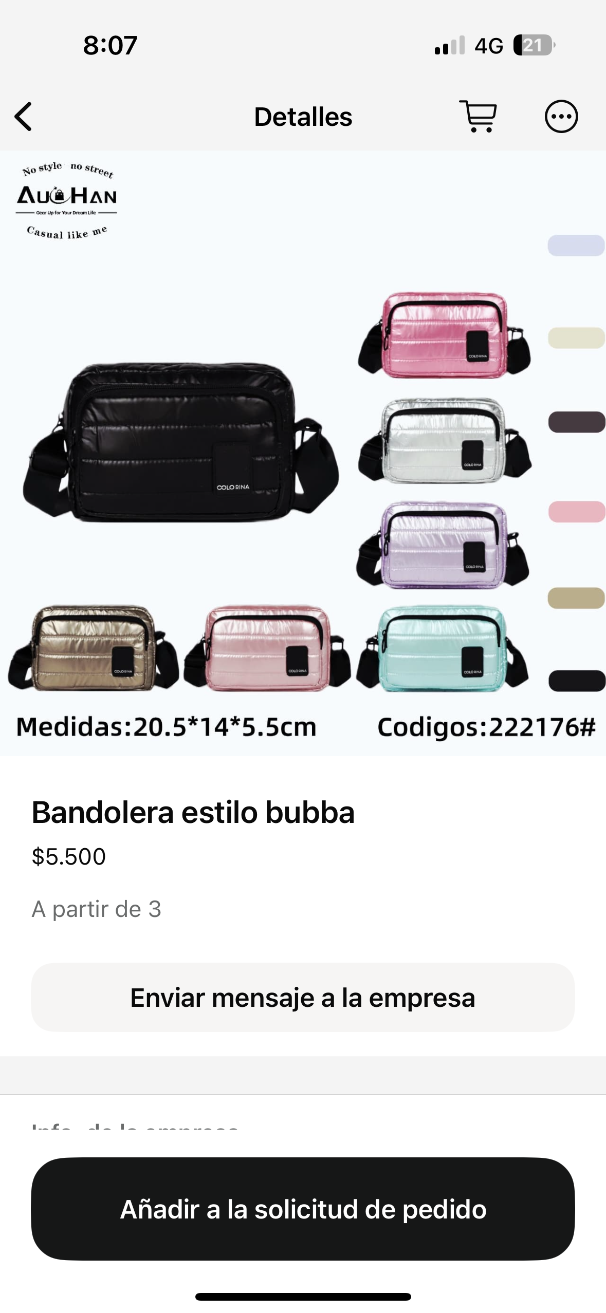 BANDOLERA COLORES
