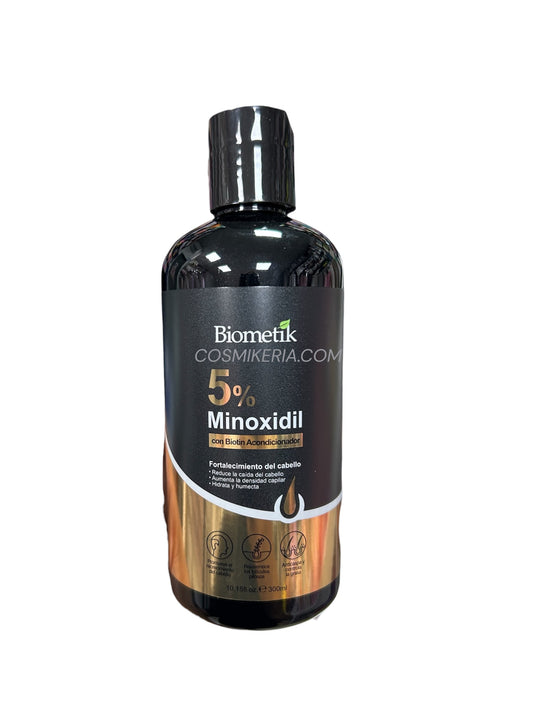 ACONDICIONADOR CON MINOXIDIL Y BIOTINA 300gr BIOMETIK