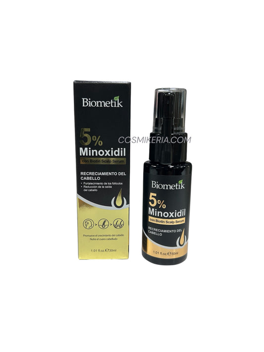 SERUM CRECIMIENTO CAPILAR 5% MINOXIDIL 30ml BIOMETIK