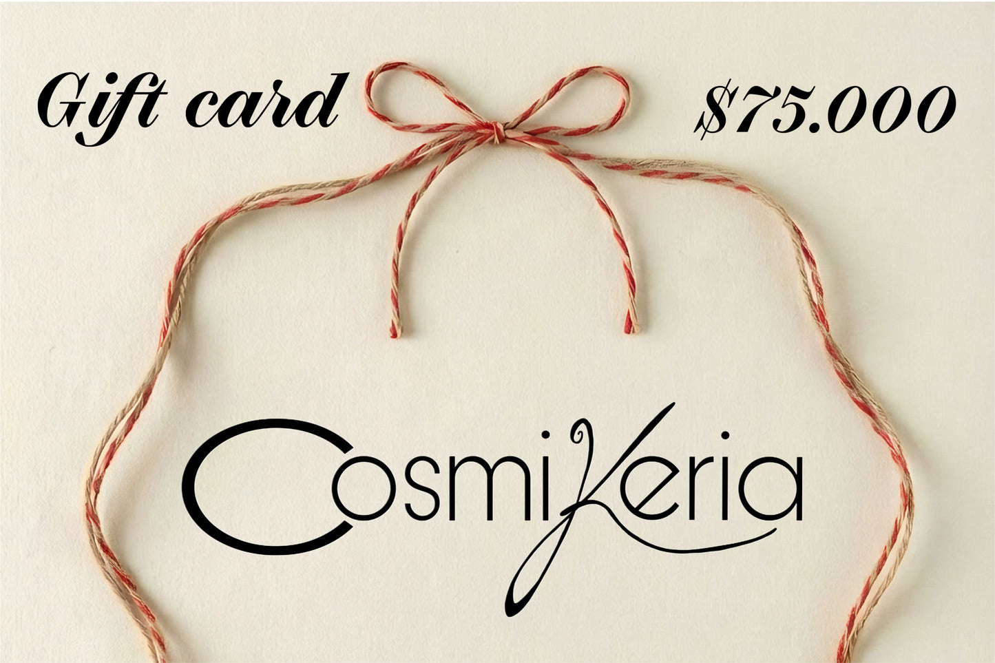 Gift card Navideña