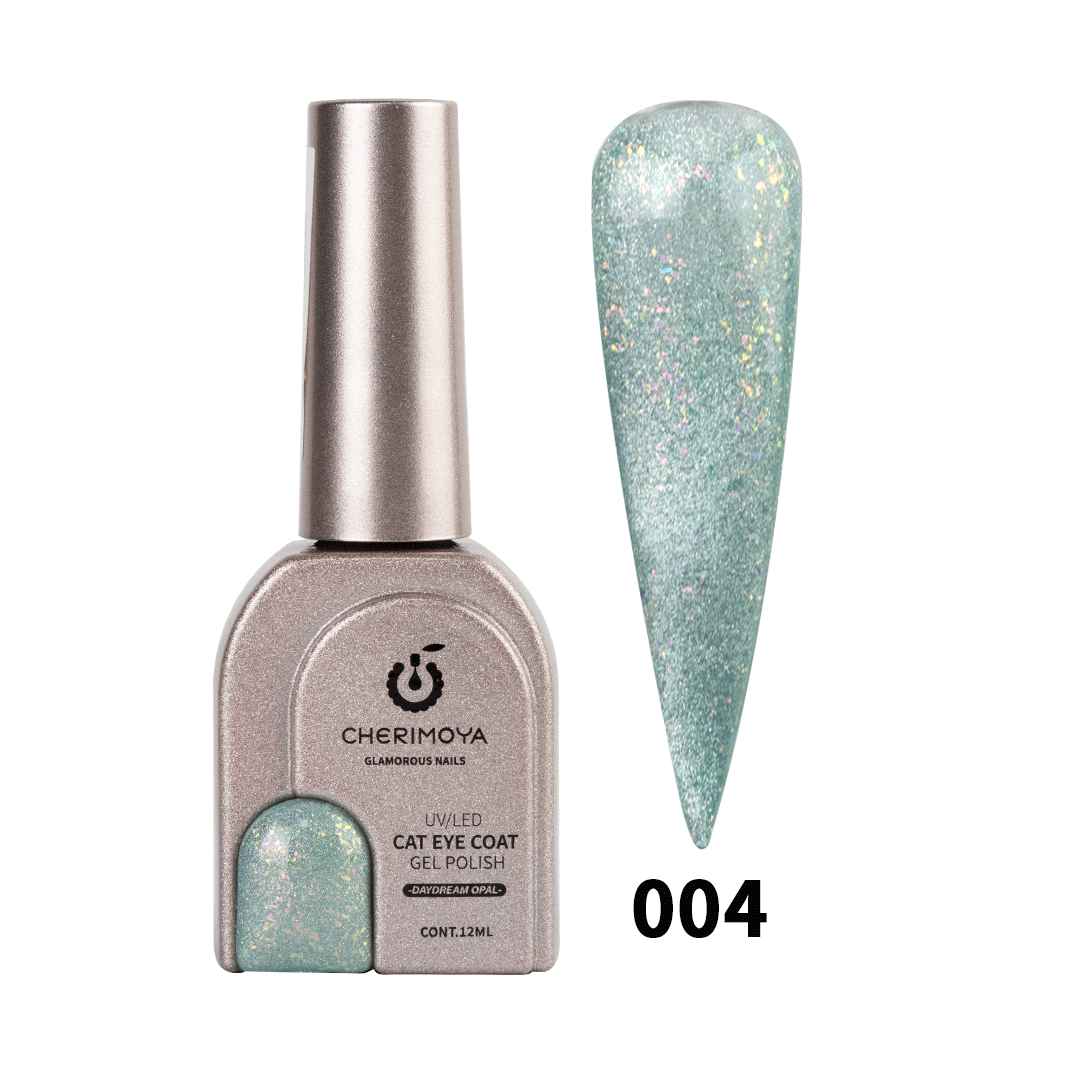 ESMALTE OJO DE GATO 006-004 12ml TURQUESA SHINE