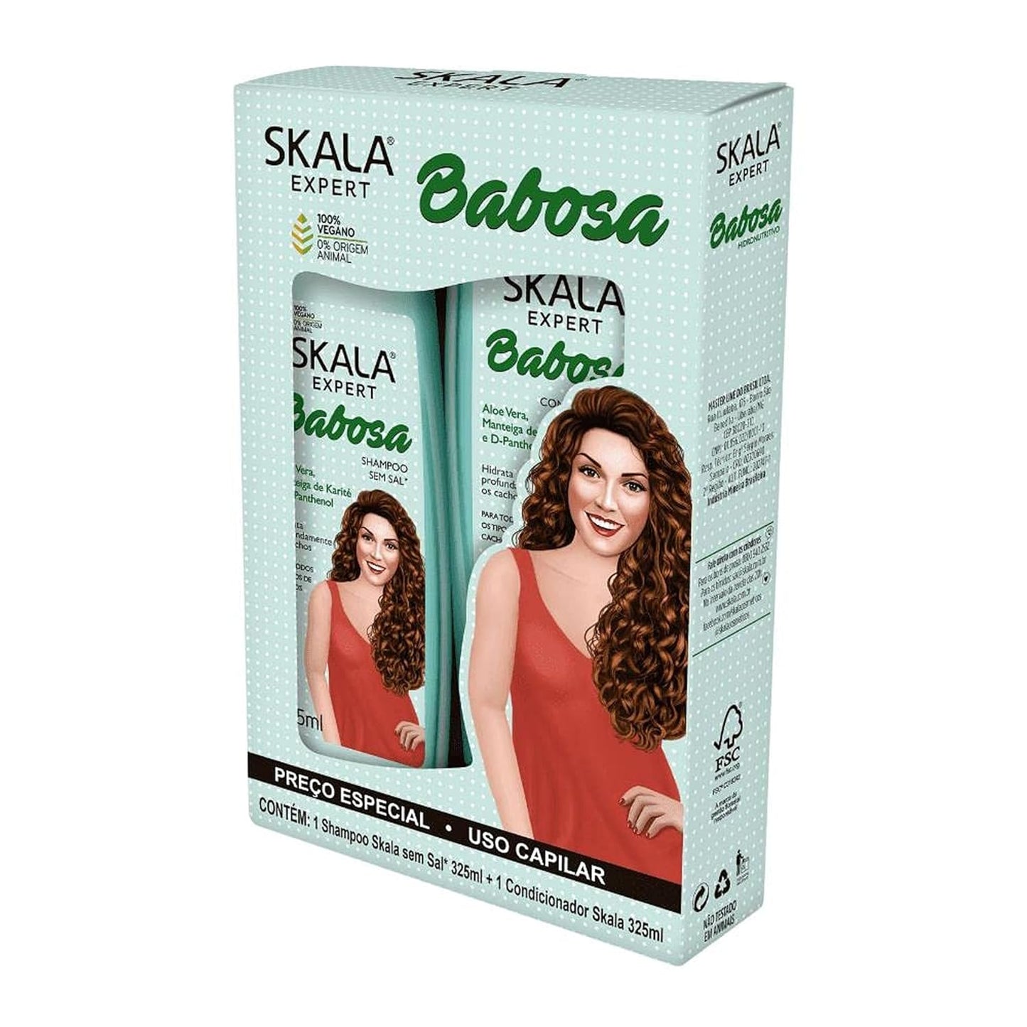 PACK BABOSA SKALA SHAMPOO Y ACONDICIONADOR 2x325ml
