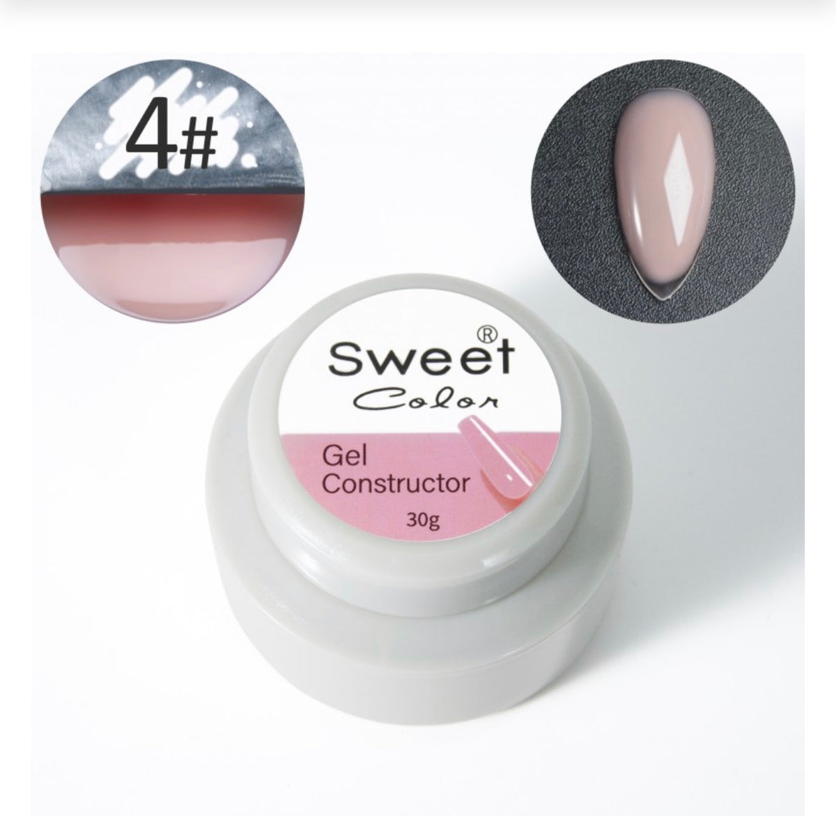 GEL CONSTRUCTOR #4 30g SWEET COLOR